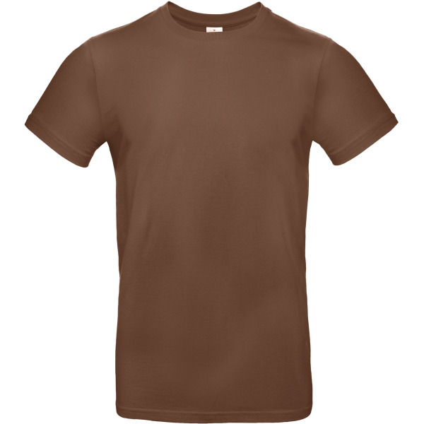 #E190 Men's T-shirt Chocolate XS