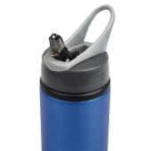 Aluminium sport bottle, blue