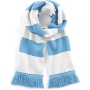 Gestreepte sjaal Stadium Sky Blue / White One Size