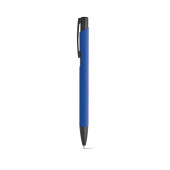 Pippens balpen rubberized aluminium blauwe inkt