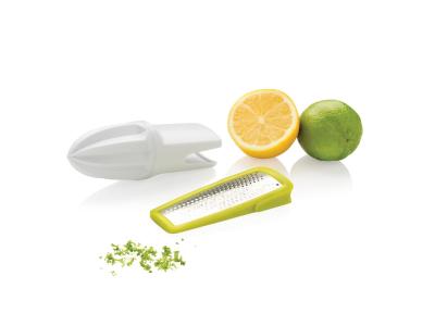 2-in-1 citruspers en rasp, wit 2-in-1 citruspers en rasp, wit