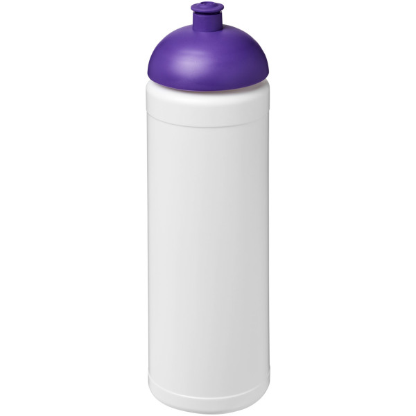 Baseline® Plus 750 ml dome lid sport bottle - White/Purple