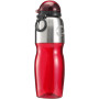 PS en RVS fles Emberly zwart