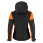 Prime Padded Softshell Lady Black/Orange XXL