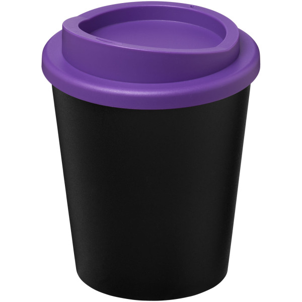 Americano® Espresso Eco 250 ml recycled tumbler - Solid black/Purple