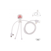 2089 | Xoopar Mr. Bio Long GRS Power Delivery Cable with data transfer - White