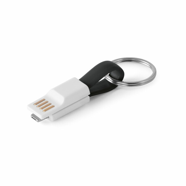 RIEMANN. USB-kabel met 2-in-1-aansluiting in ABS en PVC