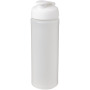 Baseline® Plus grip 750 ml sportfles met flipcapdeksel - Transparant/Wit