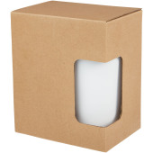Nordia 400 ml dubbelwandige gerecyclede mok - Wit