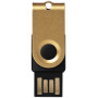 Mini USB stick - Goud/Zwart - 2GB