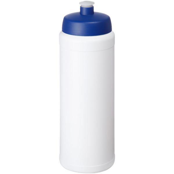 Baseline® Plus grip 750 ml sportfles met sportdeksel - Wit/Blauw