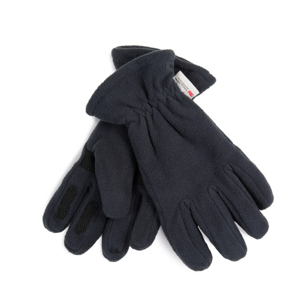 Gerecycleerde handschoenen van fleece en Thinsulate Navy S/M