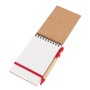 Notitieboekje RECYCLE M rood