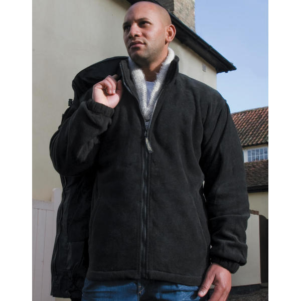 3-in-1 Jacket with Fleece - Black - XS