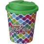 Brite-Americano® Espresso 250 ml tumbler with spill-proof lid - White/Green