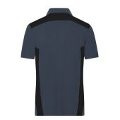 Men's Workwear Polo - STRONG - - carbon/black - 6XL
