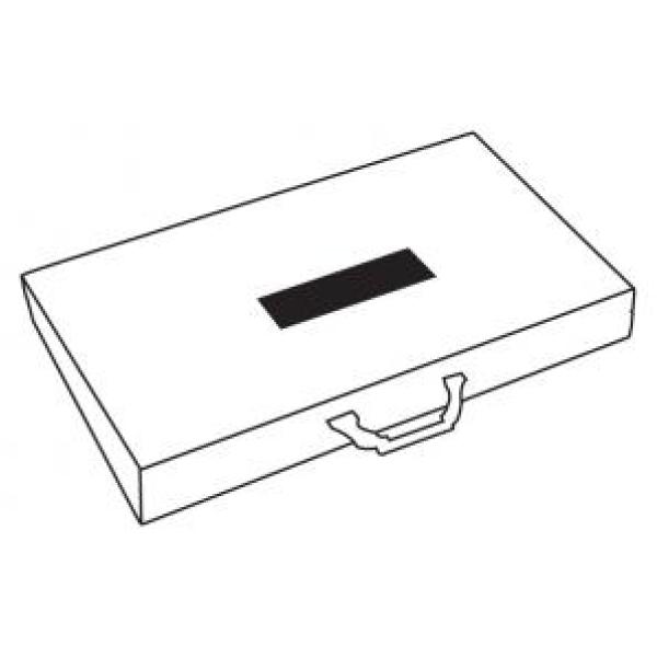 88-delig tekenset in houten doos MONET - diverse kleuren