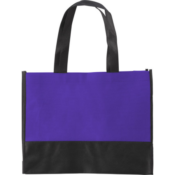 Nonwoven (80 gr/m²) shopping bag Brenda purple