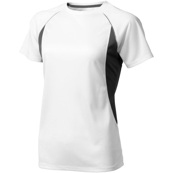 Quebec short sleeve women's cool fit t-shirt - White/Anthracite - XS