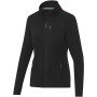 Amber women's GRS recycled full zip fleece jacket - Solid black - XS