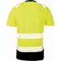 Gerecycled veiligheids-T-shirt Yellow / Black S/M