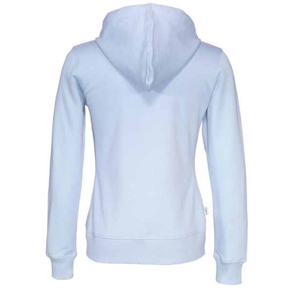 Cottover Gots Full Zip Hood Lady sky blue XS