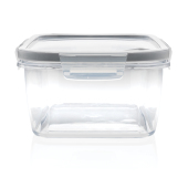 Tritan™ Renew herbruikbare lunchbox 1,5L gemaakt in EU, grijs, transparant