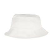 Flexfit Cotton Twill Bucket Hat Kids - White - One Size