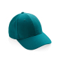 Impact 6 panel 280gr Recycled cotton cap with AWARE™ tracer, verdigris