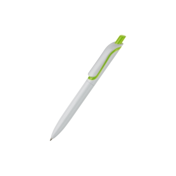 Ball pen Click Shadow Made in Germany - White / Light green