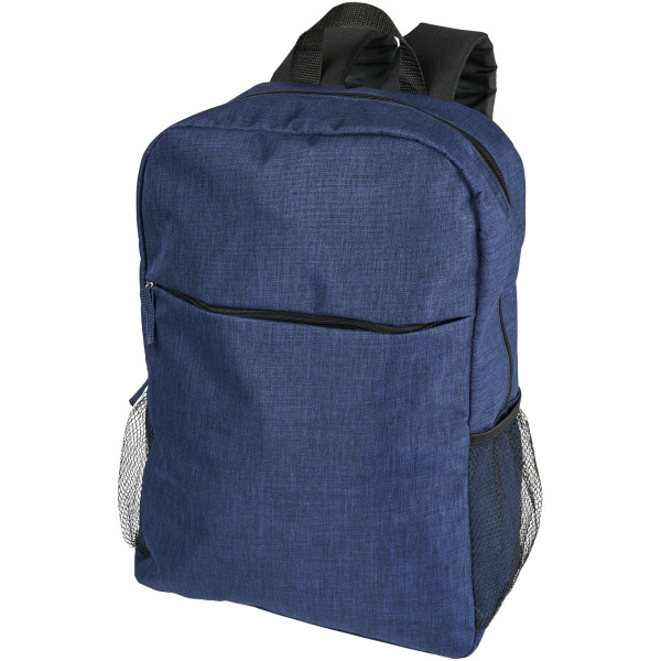 Hoss 15" laptop backpack 18L - Heather navy