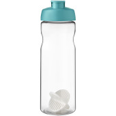 H2O Active® Base 650 ml shaker drikkeflaske - Aquablå/Transparent