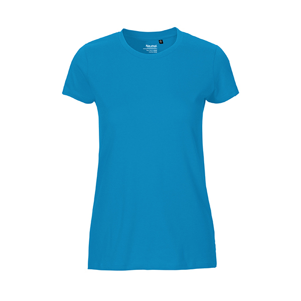 Neutral ladies fitted t-shirt-Sapphire-XS