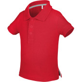 Baby polo korte mouwen Red 6M