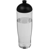 H2O Active® Tempo 700 ml bidon met koepeldeksel - Transparant/Zwart