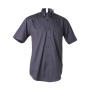 Classic Fit Premium Oxford Shirt SSL - Charcoal - 2XL