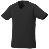 Amery Cool Fit kortärmad V-ringad t-shirt män - Svart - 3XL