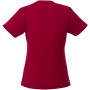 Amery cool fit V-hals dames t-shirt met korte mouwen - Rood - XS