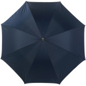 Polyester (190T) paraplu blauw/zilver