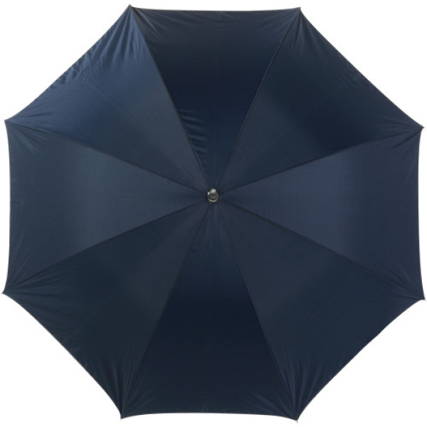 Polyester (190T) paraplu Melisande blauw/zilver