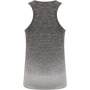 Ladie's seamless fade-out vest Dark Grey / Light Grey Marl XXS/XS