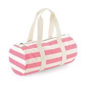 Nautical Barrel Bag - Natural/Pink - One Size