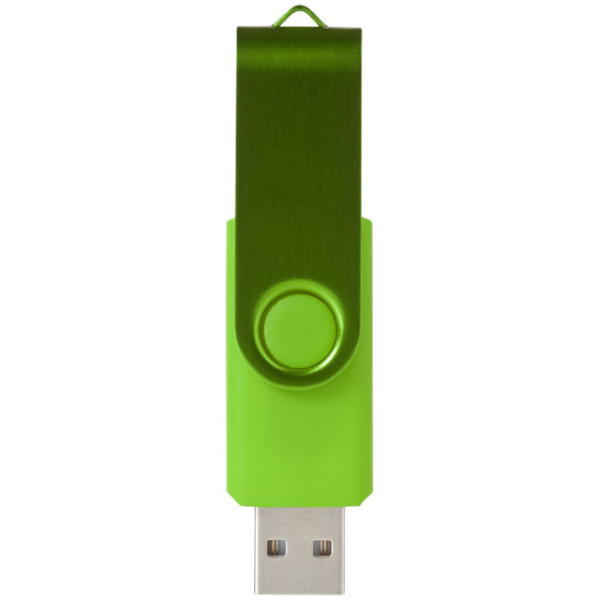 Rotate-metallic USB 2GB - Lime