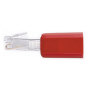 Untangler solid red - clear plug
