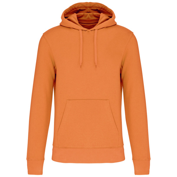 Ecologische herensweater met capuchon Light Orange XXL
