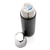 Swiss Peak Elite 0.5L copper vacuüm fles, zwart