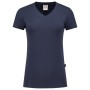 T-shirt V Hals Fitted Dames 101008 Ink XXL