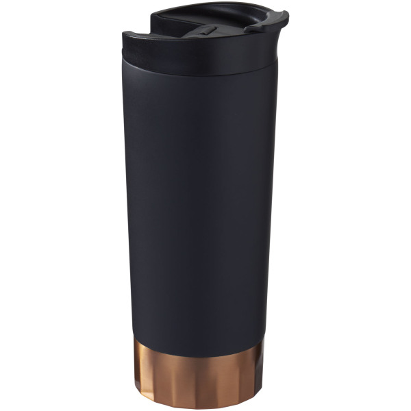 Peeta 500 ml copper vacuum insulated tumbler - Solid black