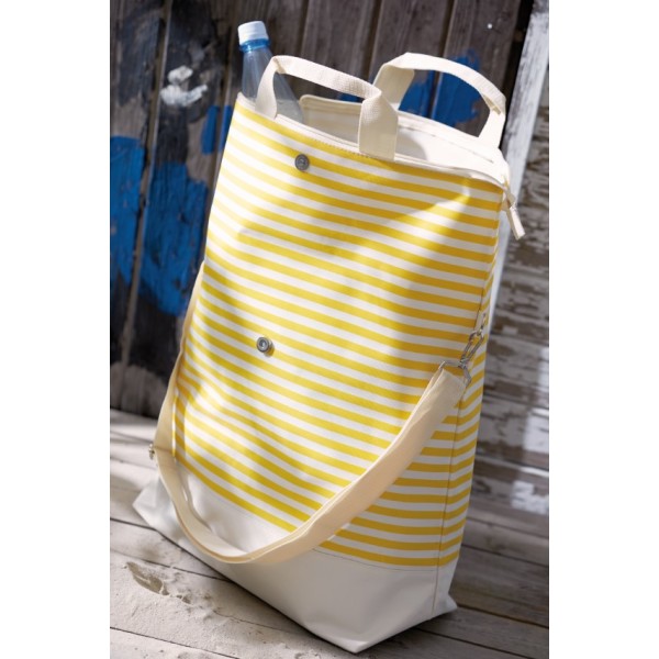 JUIST - Beach bag beige, yellow JUIST - Beach bag beige, yellow