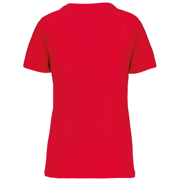 Dames-t-shirt BIO150IC V-hals Red XS